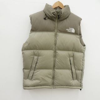 ザノースフェイス(THE NORTH FACE)の【瀬戸大橋店】 中古 THE NORTH FACE | ザ・ノースフェイス ダウンベスト NUPTSE VEST ND92338 ベージュ サイズ：XL 【92】(ダウンベスト)