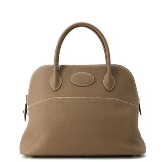エルメス(HERMES)のエルメス ハンドバッグ ボリード31 エトゥープ/シルバー金具 トリヨンクレマンス A刻印 2wayショルダー(ハンドバッグ)