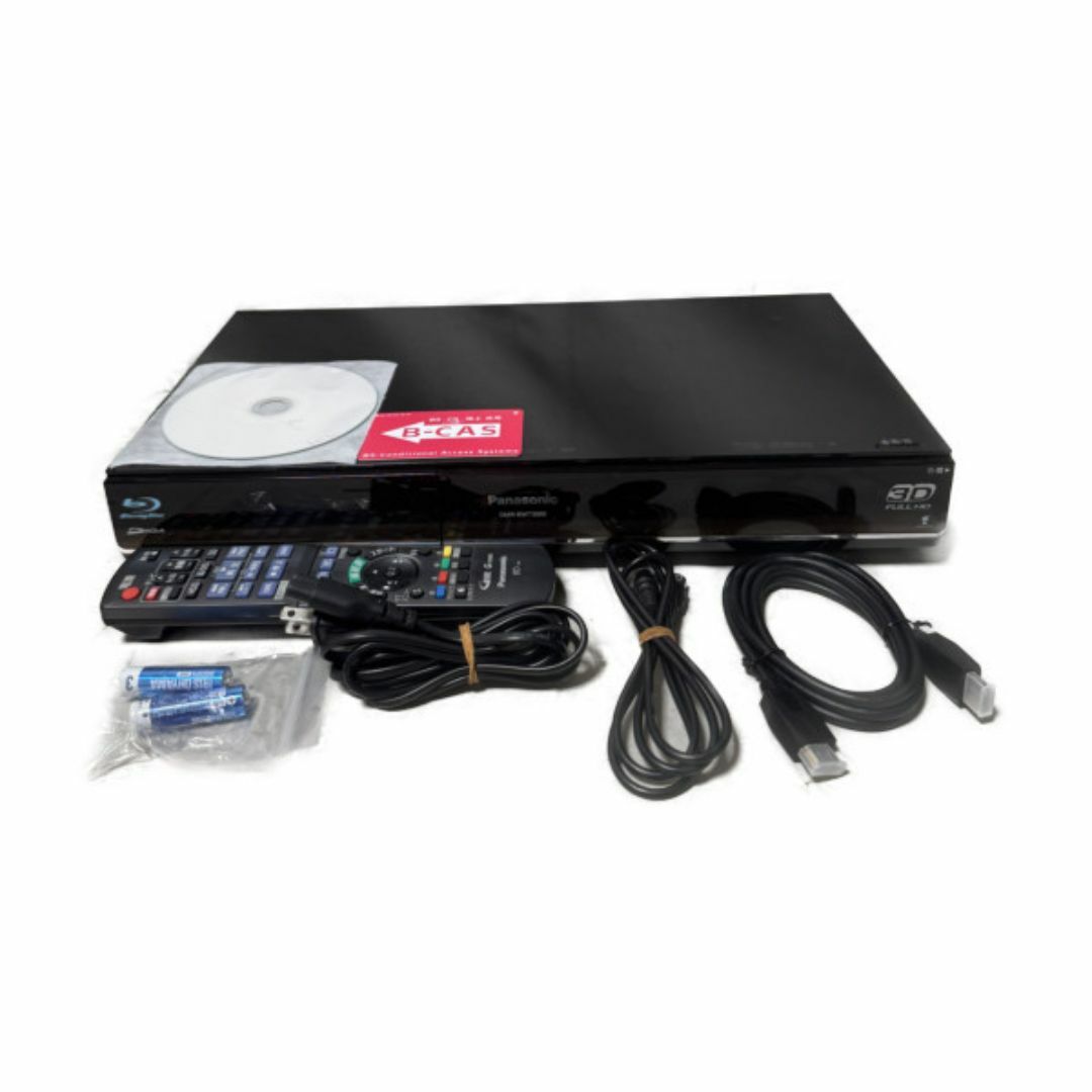 Panasonic(パナソニック)のPanasonic 2TB ブルーレイレコーダー DMR-BWT3000K スマホ/家電/カメラのテレビ/映像機器(ブルーレイレコーダー)の商品写真