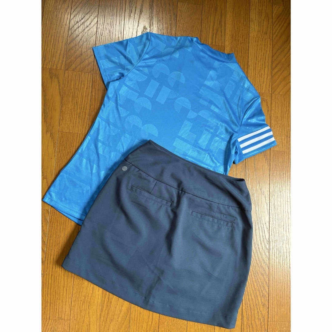 adidas(アディダス)のアディダスレディースセットアップ新品 スポーツ/アウトドアのゴルフ(ウエア)の商品写真