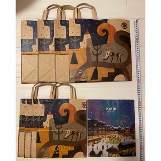 カルディ(KALDI)のカルディ 紙袋 Mサイズ×4  Sサイズ×5(ショップ袋)