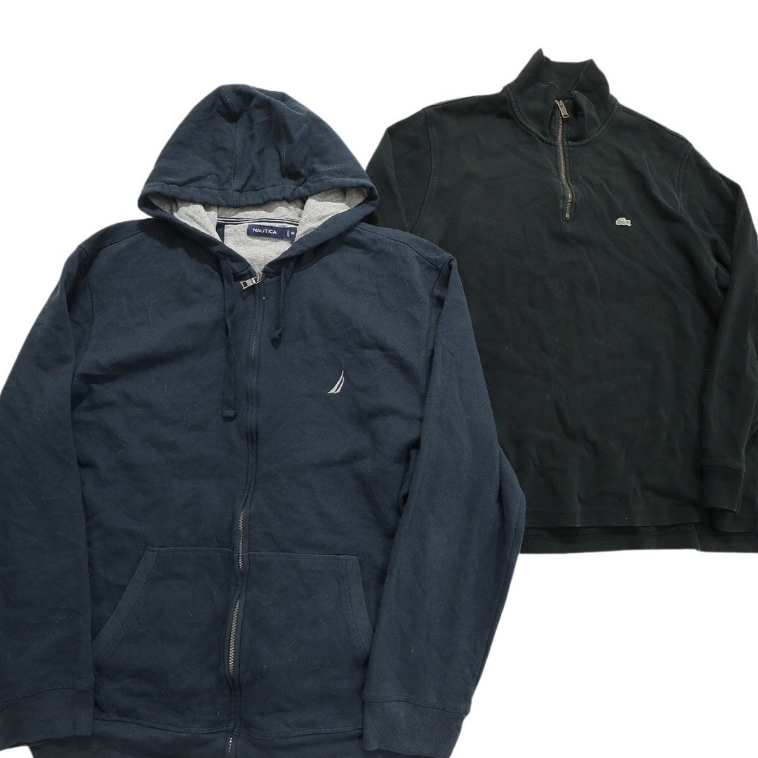 古着卸 まとめ売り ブランドMIX スウェット 7枚セット (メンズ XL /2XL ) ギャップ リーバイス ラコステ ノーティカ 中古 古着 NB2947 メンズのトップス(スウェット)の商品写真