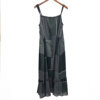 ランバンオンブルー(LANVIN en Bleu)の美品 LANVIN en Bleu ランバンオンブルー キャミロングワンピース ワンピース サイズ:38  マルチカラー  レディース 　240001152059(その他)