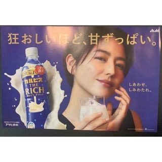 長澤まさみ　カルピス　催促ポスター　未使用　②(女性タレント)