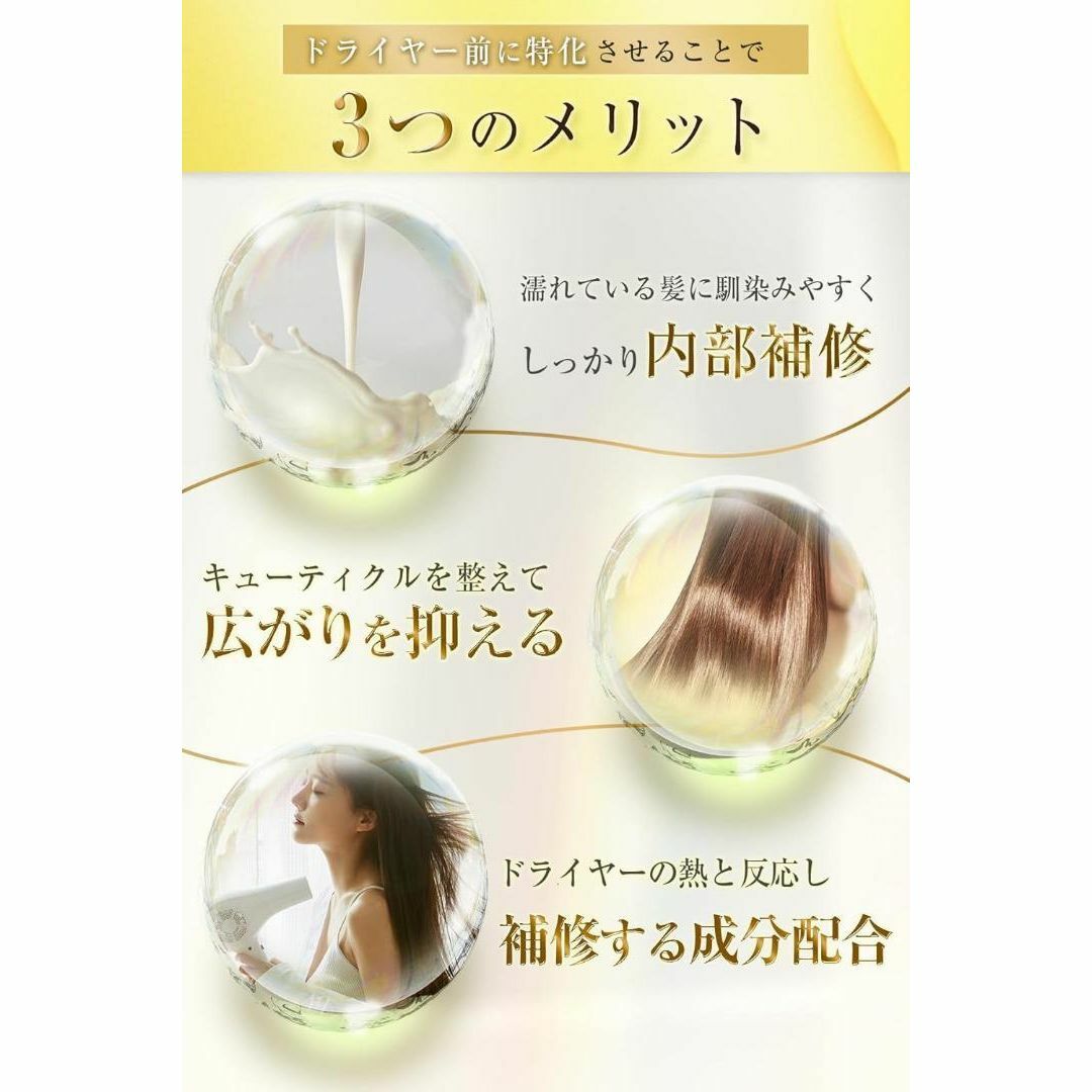 Kaminii カミニー ヘアミルク 洗い流さないトリートメント コスメ/美容のヘアケア/スタイリング(トリートメント)の商品写真
