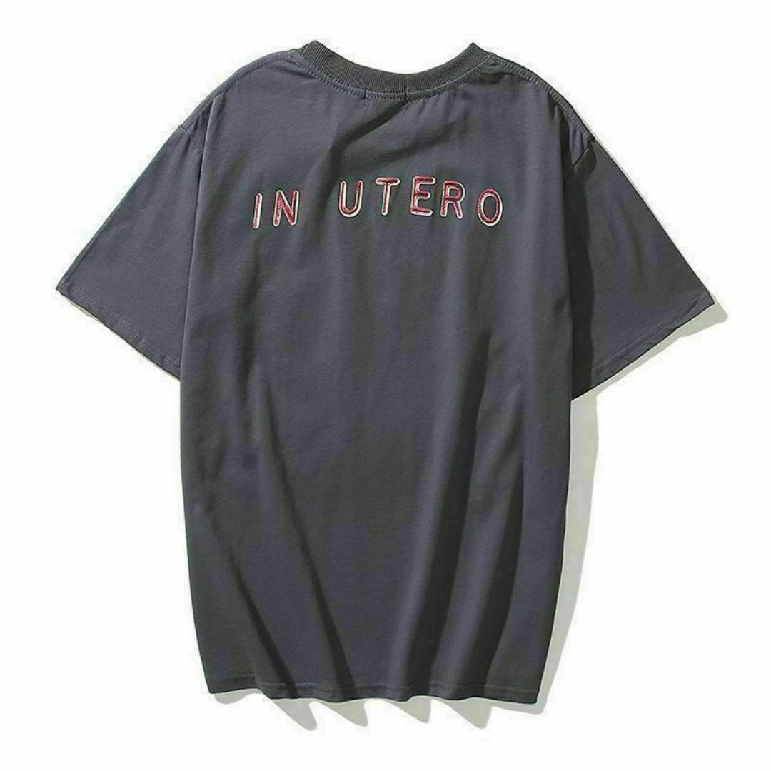 Tシャツ ◆Nirvana ニルヴァーナ◆ プリントバンド ロック系 グレー メンズのトップス(Tシャツ/カットソー(半袖/袖なし))の商品写真