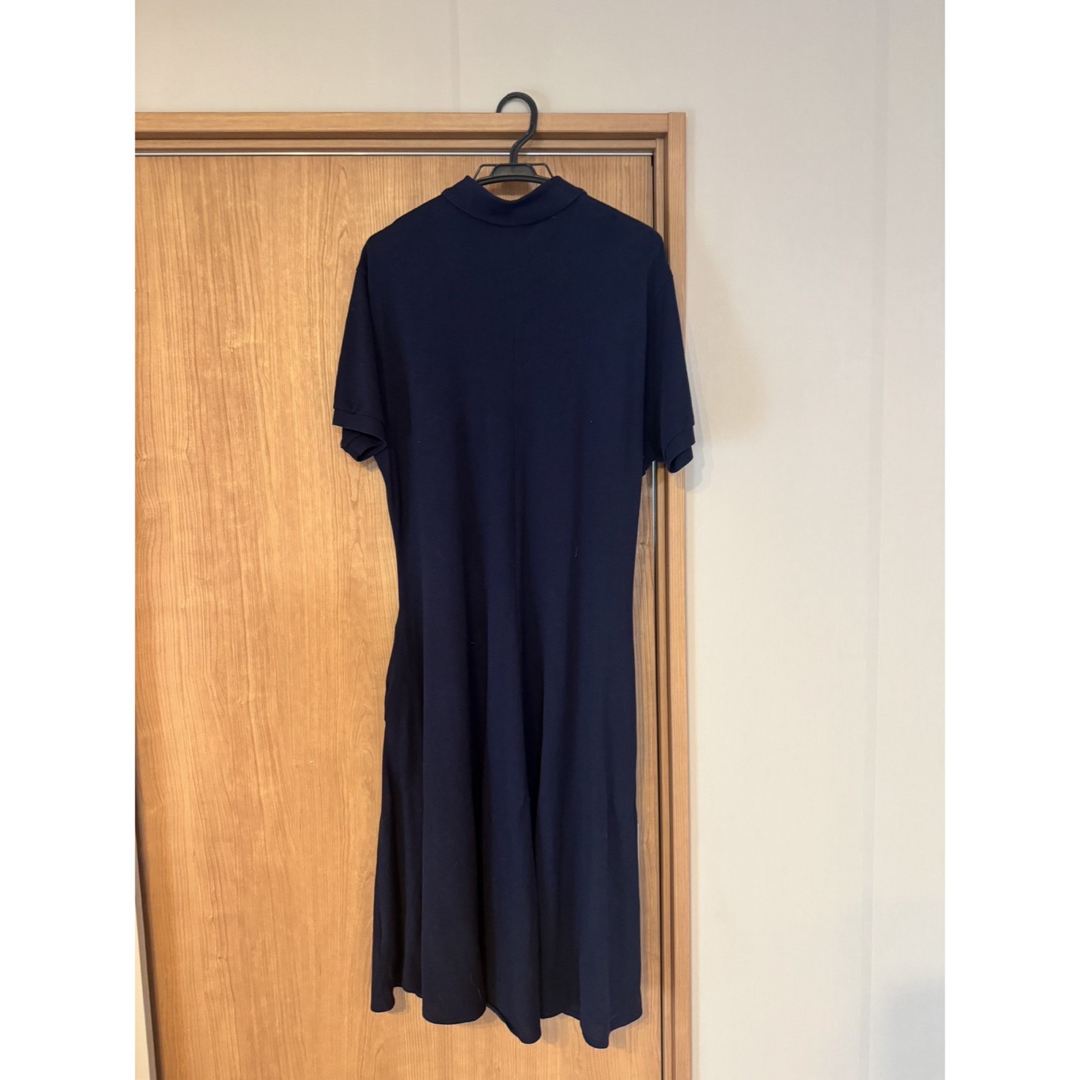 ※LACOSTE ラコステ半袖ワンピース 40サイズロング丈 ベルト付き LACOSTE - ※LACOSTE ラコステ半袖ワンピース 40サイズロング丈