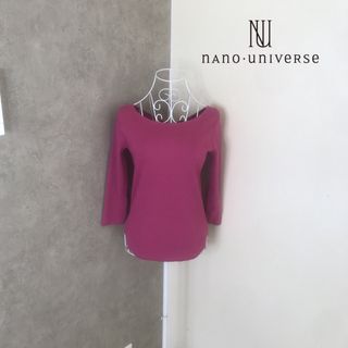 ナノユニバース(nano・universe)のナノユニバース♡1度着用　カットソー(カットソー(長袖/七分))