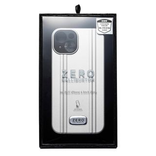 iPhone14用ZERO HALLIBURTON ケース　シルバー　ゼロハリ 