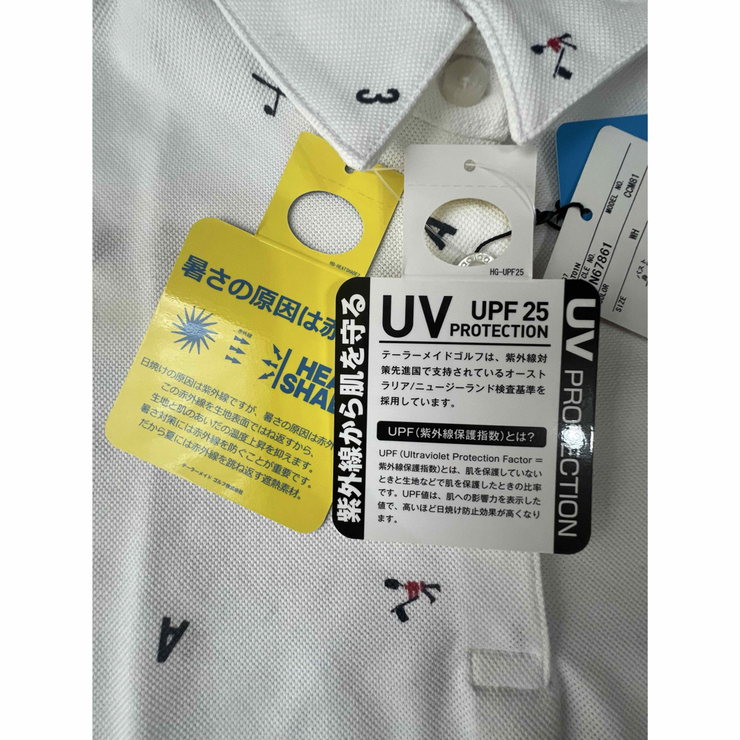 adidas(アディダス)のタグ付きadidas GOLF　アディダスゴルフ　ゴルフウェア　ポロシャツ スポーツ/アウトドアのゴルフ(ウエア)の商品写真