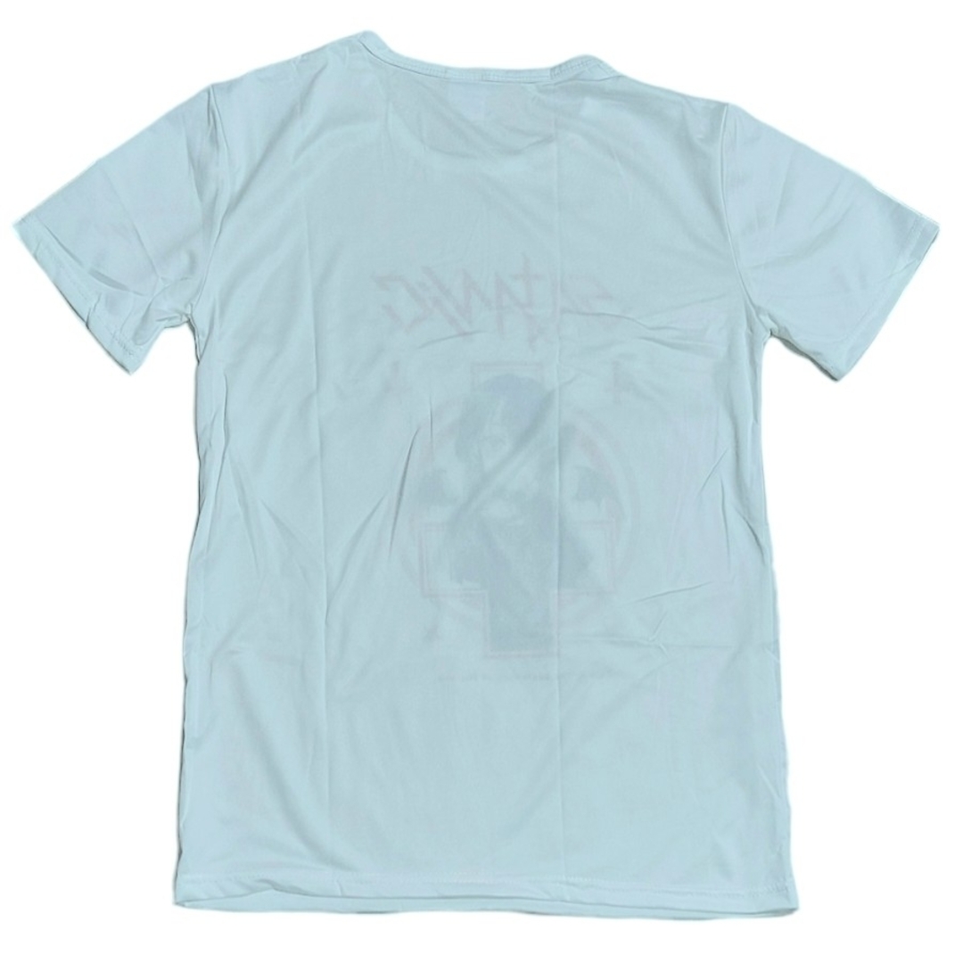 訳アリ　病みかわＴシャツ　闇カワイイ　地雷系　量産型　ゴスロリ　白　夏　半袖　М レディースのトップス(Tシャツ(半袖/袖なし))の商品写真
