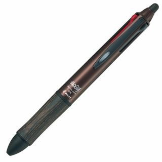 PILOT 多色ボールペン フリクションボール4ウッド 0.5mm ブラウン L(その他)