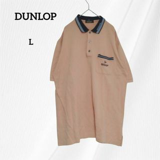DUNLOP - DUNLOP ダンロップ　メンズ　ポロシャツ　半袖　L　オレンジ