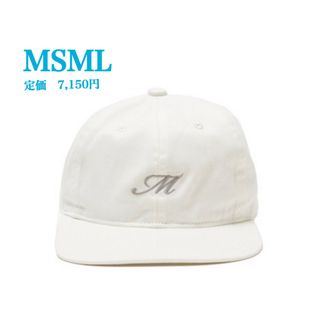 エムエスエムエル(MSML)の新品【MSML】エムエスエムエル　ロゴ　シックスパネル　キャップ　ホワイト(キャップ)