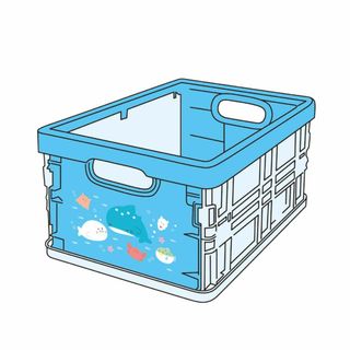 折りたたみミニコンテナ つぶらな瞳の水族館(その他)
