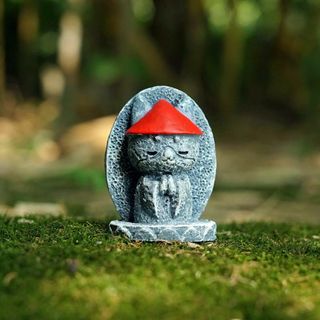 【在庫セール】ReemeHi 動物お地蔵さんセット癒し可愛い小型置物祈りお地蔵様(その他)