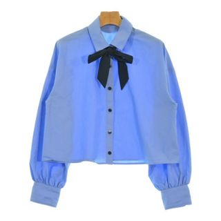 ステラシフォン(STELLA CIFFON)のSTELLA CIFFON ステラシフォン カジュアルシャツ S 青 【古着】【中古】【送料無料】(シャツ/ブラウス(長袖/七分))