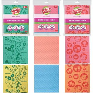 【数量限定】3M ふきん キッチン セルロース クロス シート 6枚 スコッチブ