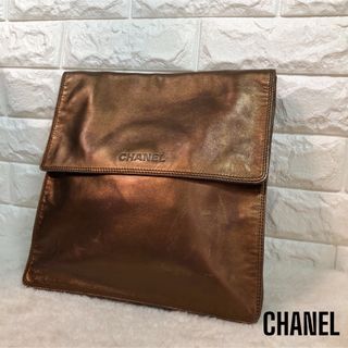 シャネル(CHANEL)のシャネル CHANEL サコッシュ ショルダーバッグ 茶 ユニセックス レザー(ショルダーバッグ)