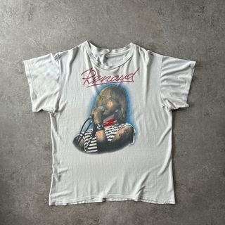 ヴィンテージ(VINTAGE)の80s Renaud ルノー バンドtシャツ USA製 ホワイト(Tシャツ/カットソー(半袖/袖なし))