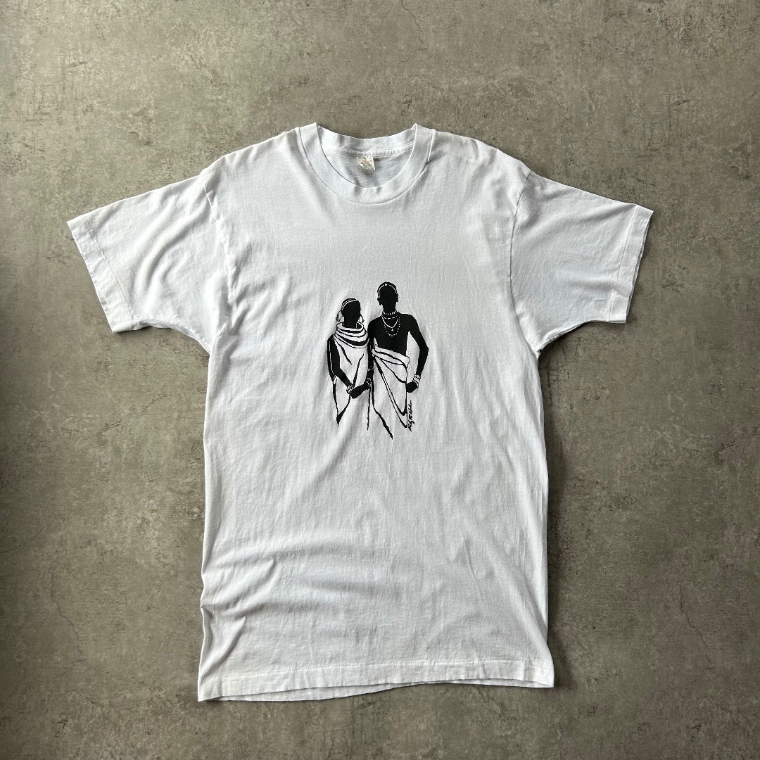 70sフルーツオブザルーム アートtシャツ USA製 XL
