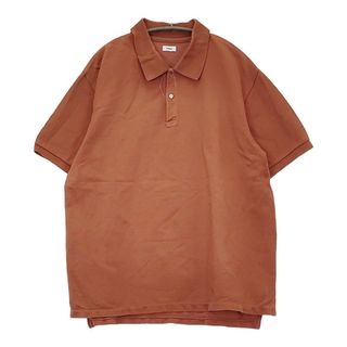 ブラームス(blurhms)のblurhms Seed Stitch Polo Shirt BHS-19SS030 サイズ2 ポロシャツ オレンジ メンズ ブラームス【中古】5-0704S♪(ポロシャツ)