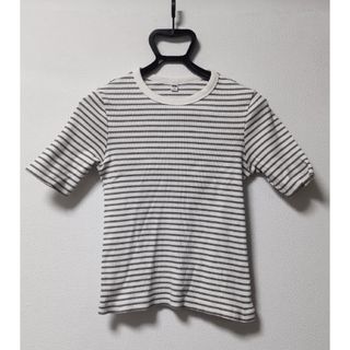 ユニクロ(UNIQLO)のユニクロ　ボーダーTシャツ　М(Tシャツ(半袖/袖なし))