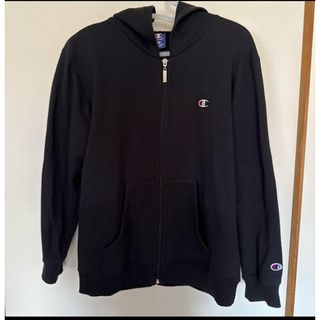 Champion - Champion 黒 ジップアップパーカー 160