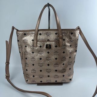 エムシーエム(MCM)のMCM ショルダーバッグ ゴールド 2way(ショルダーバッグ)