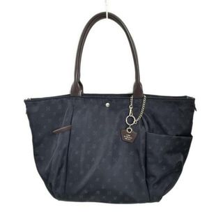 ジェイプレス(J.PRESS)のJ.PRESS(ジェイプレス) ショルダーバッグ美品  - ダークネイビー×ダークブラウン レザー(ショルダーバッグ)