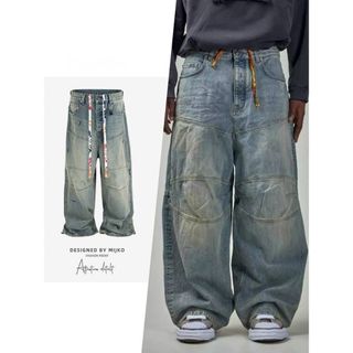 バレンシアガ(BALENCIAGA)のバギーシルエット　ワイドストリートデニム(デニム/ジーンズ)