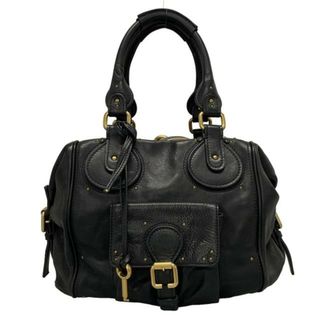 クロエ(Chloe)のChloe(クロエ) ハンドバッグ美品  パディントン 黒 レザー(ハンドバッグ)