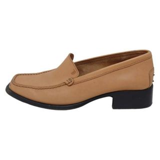 トッズ(TOD'S)のTOD'S(トッズ) ローファー 36 1/2 レディース - ライトブラウン スタッズ レザー(ローファー/革靴)
