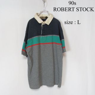 VINTAGE - 【値下げ◎】 ROBERT STOCK / 90s コットン ラガー ポロシャツ