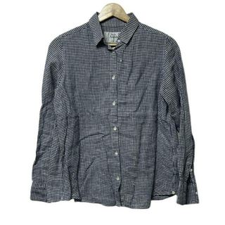 Spick&Span Noble(スピック&スパン ノーブル) 長袖シャツブラウス サイズ36 S レディース - ネイビー×白 チェック柄(シャツ/ブラウス(長袖/七分))