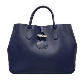 ロンシャン(LONGCHAMP)のLONGCHAMP(ロンシャン) トートバッグ ロゾ ネイビー レザー(トートバッグ)
