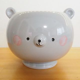 くまの植木鉢、くま植物ポット(プランター)