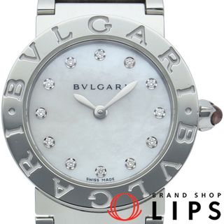 ブルガリ(BVLGARI)のブルガリ ブルガリブルガリ ウォッチ 26mm 12Pダイヤ シェル Bvlgari Bvlgari BBL26S SS メンズ時計 ホワイトシェル 仕上げ済 美品 【中古】(その他)