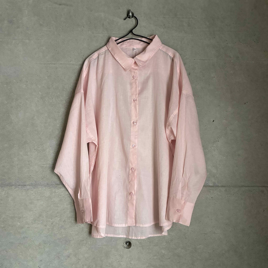 新品 【ZOZO限定】シアーバンドカラーシャツ レディースのトップス(シャツ/ブラウス(長袖/七分))の商品写真