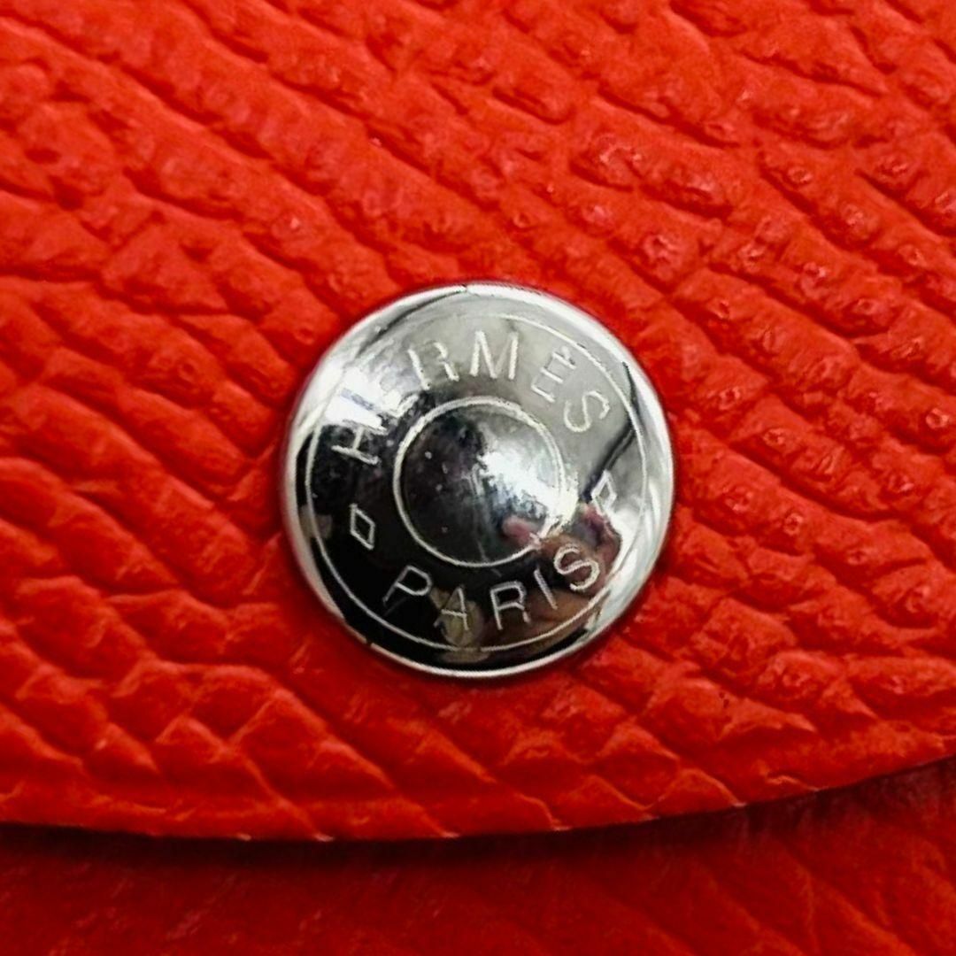 【新品未使用】エルメス　カルヴィデュオ　カードケース　コインケース 安心鑑定対応 HERMES - エルメス カルヴィ デュオ カードケース コインケース