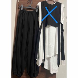 エンフォルド(ENFOLD)の新品タグ付き　enfold 3点セット　PEライトジョーゼット(セット/コーデ)