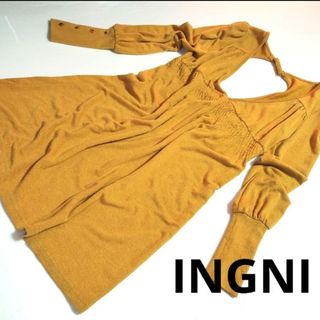 INGNI - USED★イング・レディース　ニットワンピース・チュニック・セーター・フレア