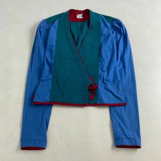 ケンゾー(KENZO)のケンゾー　カーディガン　ブラウス　パフスリーブ　マルチカラー　38 M 相当(カーディガン)