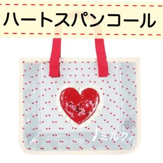 新品タグ付⭐️ハート⭐️プールバッグ/ビニールバッグ /女の子　トートバッグ　赤