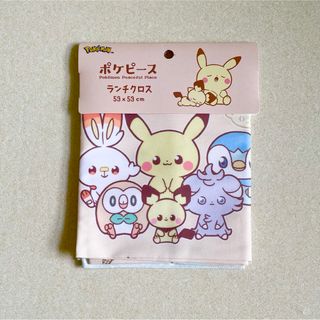 ポケモン(ポケモン)のポケピース サンキューマート ランチクロス ピカチュウ モクロー ヒバニー(キャラクターグッズ)