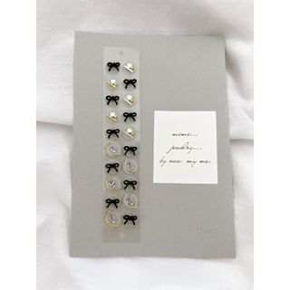 :23耳つぼジュエリー20粒　ribbon stone