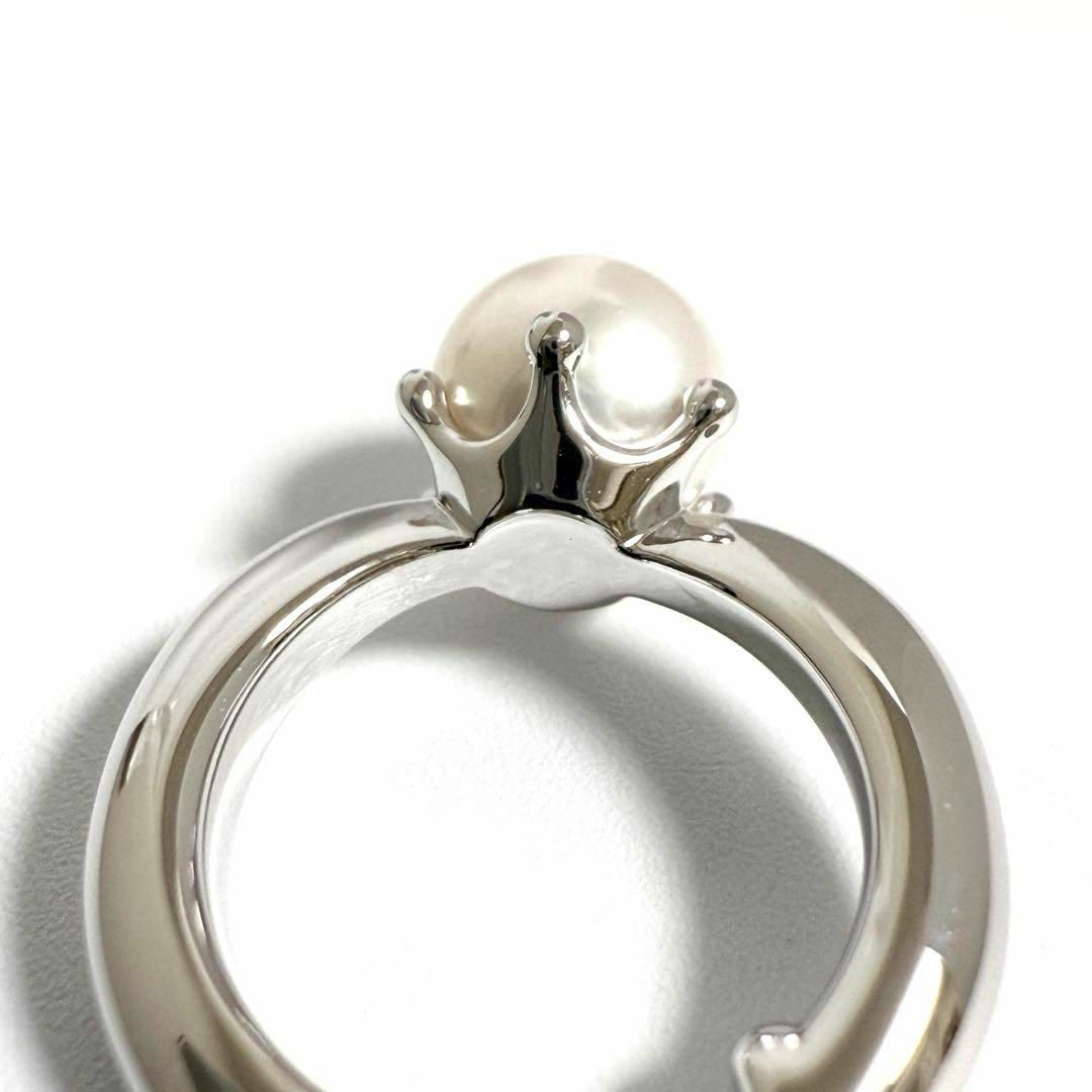 MIKIMOTO(ミキモト)の【新品同様・片耳用】ミキモト　シングル　イヤーカフ　シルバー　あこや真珠　パール レディースのアクセサリー(イヤーカフ)の商品写真