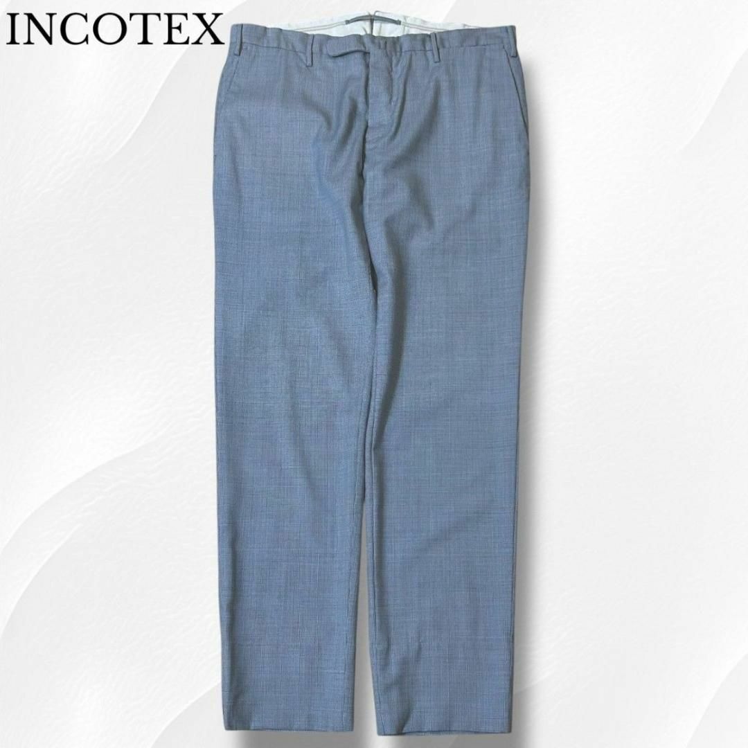 INCOTEX(インコテックス)の近年 インコテックス　スラックス　千鳥格子　SUPER100′S　SLIMFIT メンズのパンツ(スラックス)の商品写真
