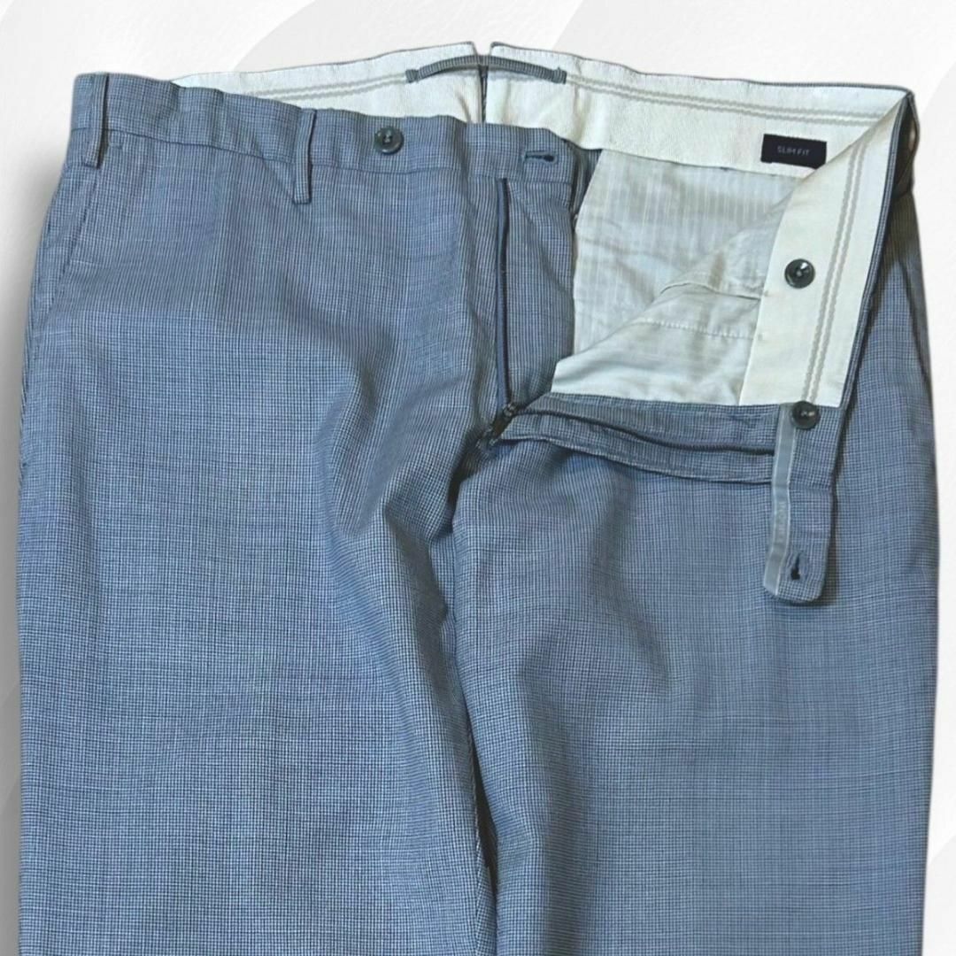 INCOTEX(インコテックス)の近年 インコテックス　スラックス　千鳥格子　SUPER100′S　SLIMFIT メンズのパンツ(スラックス)の商品写真