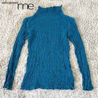 イッセイミヤケ(ISSEY MIYAKE)のme イッセイミヤケ ミー プリーツ ハイネック カットソー 長袖(カットソー(長袖/七分))